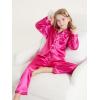 imageDIPUG Girls Pajamas Silk Pajama Set Satin Pjs for Kids Comfortable Nights SleepwearHot Pink