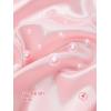 imageDIPUG Girls Pajamas Silk Pajama Set Satin Pjs for Kids Comfortable Nights SleepwearPink