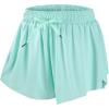 imageDIPUG Girls Butterfly Shorts with Pocket 2in1 Flowy Spandex Athletic Skorts for Running Dance Cheering Sports 516Green