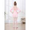 imageDIPUG Ballet Leotards for Girls Toddler Dance Leotard with Removable Skirt ComboPinklong Sleeve