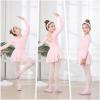 imageDIPUG Ballet Leotards for Girls Toddler Dance Leotard with Removable Skirt ComboPinklong Sleeve
