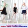 imageDIPUG Ballet Tights for Girls  Thick Soft Footed Dance Tights for Toddlers and KidsBallet Pinksuntan