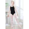 imageDIPUG Ballet Tights for Girls  Thick Soft Footed Dance Tights for Toddlers and KidsPink  1 Pack