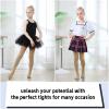 imageDIPUG Ballet Tights for Girls  Thick Soft Footed Dance Tights for Toddlers and KidsSuntan  3 Pack