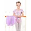 imageDIPUG Girls Ballet Leotards with Removable Skirt Toddler Hollow Back Dance Dress ComboPurple Mermaid 2