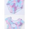 imageDIPUG Girls Ballet Leotards with Removable Skirt Toddler Hollow Back Dance Dress ComboPurple Mermaid