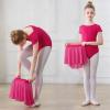 imageDIPUG Girls Ballet Leotards with Removable Skirt Toddler Hollow Back Dance Dress ComboRose