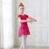 imageDIPUG Girls Ballet Leotards with Removable Skirt Toddler Hollow Back Dance Dress ComboRose