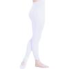 imageDIPUG 123 Pairs Girls Convertible Ballet TightsSoft Transition Dance TightToddlerKidsWhite  1 Pack
