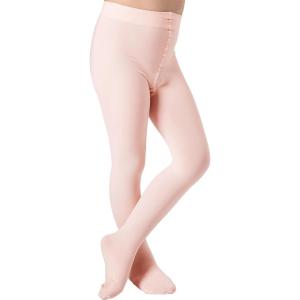 imageDIPUG Ballet Tights for Girls  Thick Soft Footed Dance Tights for Toddlers and KidsBallet Pink  1 Pack