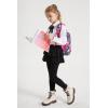 imageDIPUG 2Pack Girls Leggings School Uniform Pants with Double Layer Ruffled Hem Skirt Stylish Legging for Kids 28YearsBlack burgundy