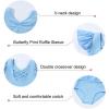 imageDIPUG Ballet Leotards for Girls with Skirt Shiny Toddler Dance Leotard ButterflyBlue