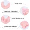 imageDIPUG Ballet Leotards for Girls with Skirt Shiny Toddler Dance Leotard ButterflyPink