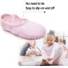 imageDIPUG Ballet Shoes for Girls Toddler Dance Slipper PU Leather Kids Ballerina ShoePink  Split Sole