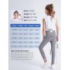 imageDIPUG Girls Athletic Leggings with Pockets for Stretchy Pants Running Gym Dance Yoga and SportsDark Grey