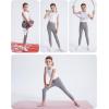 imageDIPUG Girls Athletic Leggings with Pockets for Stretchy Pants Running Gym Dance Yoga and SportsDark Grey