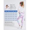 imageDIPUG Girls Athletic Leggings with Pockets for Stretchy Pants Running Gym Dance Yoga and SportsMarble Colorful