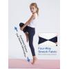 imageDIPUG Girls Athletic Leggings with Pockets for Stretchy Pants Running Gym Dance Yoga and SportsNavy