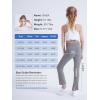 imageDIPUG Girls Flare Leggings Yoga Pants with Side Pockets Extra Stretch Ideal for Dance Jazz Sports and Everyday WearDark Grey