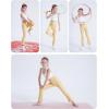 imageDIPUG Girls Flare Leggings Yoga Pants with Side Pockets Extra Stretch Ideal for Dance Jazz Sports and Everyday WearKhaki
