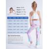 imageDIPUG Girls Flare Leggings Yoga Pants with Side Pockets Extra Stretch Ideal for Dance Jazz Sports and Everyday WearMarble Colorful