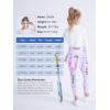 imageDIPUG Girls Leggings with Side Pockets Ruffle Skirt Stretchy Comfortable for School and SportsMarble Colorful