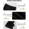 imageDIPUG Toddler Leggings Cute Kids Pants Girls Legging Colorfu with Ruffle Trim for Little Child BabyBlack