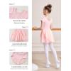 imageDIPUG Ballet Leotards for Girls Dance Leotard for GirlsPink