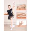 imageDIPUG Girls Ballet Tights Ultra Soft Footed Dance Tight for Toddlers and KidsBallet Pink  1 Pack