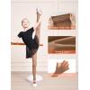 imageDIPUG Girls Ballet Tights Ultra Soft Footed Dance Tight for Toddlers and KidsSuntan  1 Pack