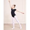 imageDIPUG Girls Ballet Tights Ultra Soft Footed Dance Tight for Toddlers and KidsWhite  1 Pack