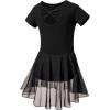 imageDIPUG Ballet Leotards for Girls Dance LeotardsBlack