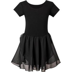 imageDIPUG Ballet Leotards for Girls Dance Leotard for GirlsBlack