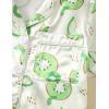 imageDIPUG Girls Pajamas Satin Pajama Set Silk Pjs Short Sleeve SleepwearGreen Fruit