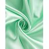 imageDIPUG Girls Satin Pajamas Set with Pockets Soft Sleepwear Girl Pjs Silky Button Down PJMint Green