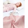 imageDIPUG Toddler Pajamas Cotton FullButton Kids Long Sleeve Pjs Girls Solid Sleepwear Set 12M7YPink