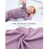 imageDIPUG Toddler Pajamas HalfButton Girls Soft Long Sleeve Pjs Set Kids Solid Boys Sleepwear1 2M7YPurple