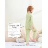 imageDIPUG Toddler Pajamas Long Sleeve HalfButton Girls Pajama Set Kids Solid Pjs Boys Soft Sleepwear 12M7YGreen