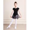 imageDIPUG Ballet Leotards for Girls Dance Leotard Toddler Ballet OutfitBlack