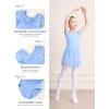 imageDIPUG Ballet Leotards for Girls Dance Leotard Toddler Ballet OutfitBlue