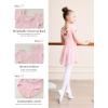 imageDIPUG Ballet Leotards for Girls Dance Leotard Toddler Ballet OutfitPink