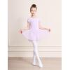 imageDIPUG Ballet Leotards for Girls Dance Leotard Toddler Ballet OutfitPurple
