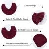 imageDIPUG Ballet Leotards for Girls with Skirt Shiny Toddler Dance Leotard ButterflyBurgundy