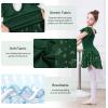 imageDIPUG Ballet Leotards for Girls with Skirt Shiny Toddler Dance Leotard ButterflyDark Green