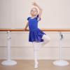 imageDIPUG Girls Ballet Leotards Toddler Shiny Dance Leotard Dresses with Ruffle SleeveRoyal Blue
