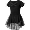 imageDIPUG Ballet Leotards for Girls Dance Leotard Toddler Ballet OutfitBlack