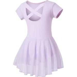 imageDIPUG Ballet Leotards for Girls Dance Leotard Toddler Ballet OutfitPurple