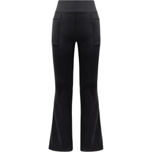 imageDIPUG Girls Flare Leggings with Pockets High Waisted Bootcut Yoga Dance Legging 4T13YBlack