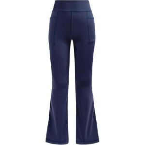 imageDIPUG Girls Flare Leggings with Pockets High Waisted Bootcut Yoga Dance Legging 4T13YNavy