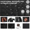 imageDiaper Bag Backpack for Baby Girl Boy Travel Unisex Design with Pacifier Case Theft Pocket Changing Pad Durable Oxford Fabric Paaleras Para Bebe for Mom Dad BlackBlack